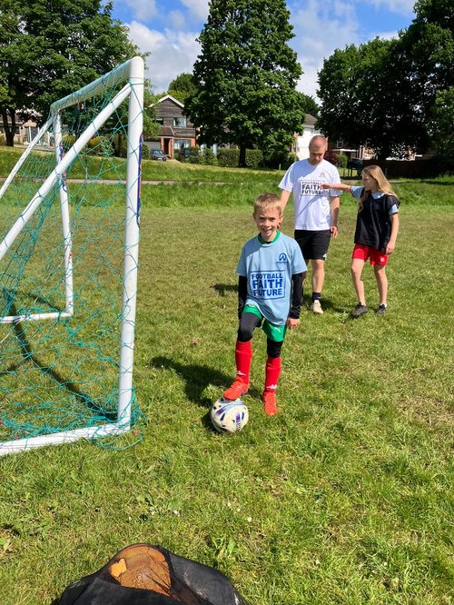 Lisvane Football Camp kickabout