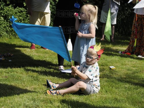 God in the Garden Banners