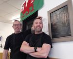 Adrian and Martin Shaw -Busy Teapot - Penarth - with TAKES CROSS.jpg