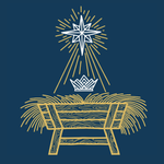 Promotional Logo for the 2024 Advent Course - O Come Let Us Adore Him