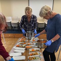 All Saints Church in Newtown preparing Sunday Lunch for distributing to those in need.jpg