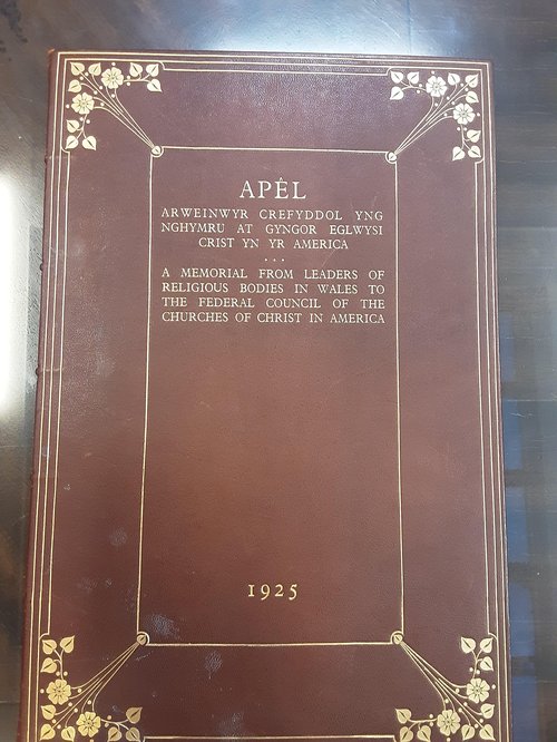 Apel Heddwch Peace Appeal 1925 cover [CathLib]