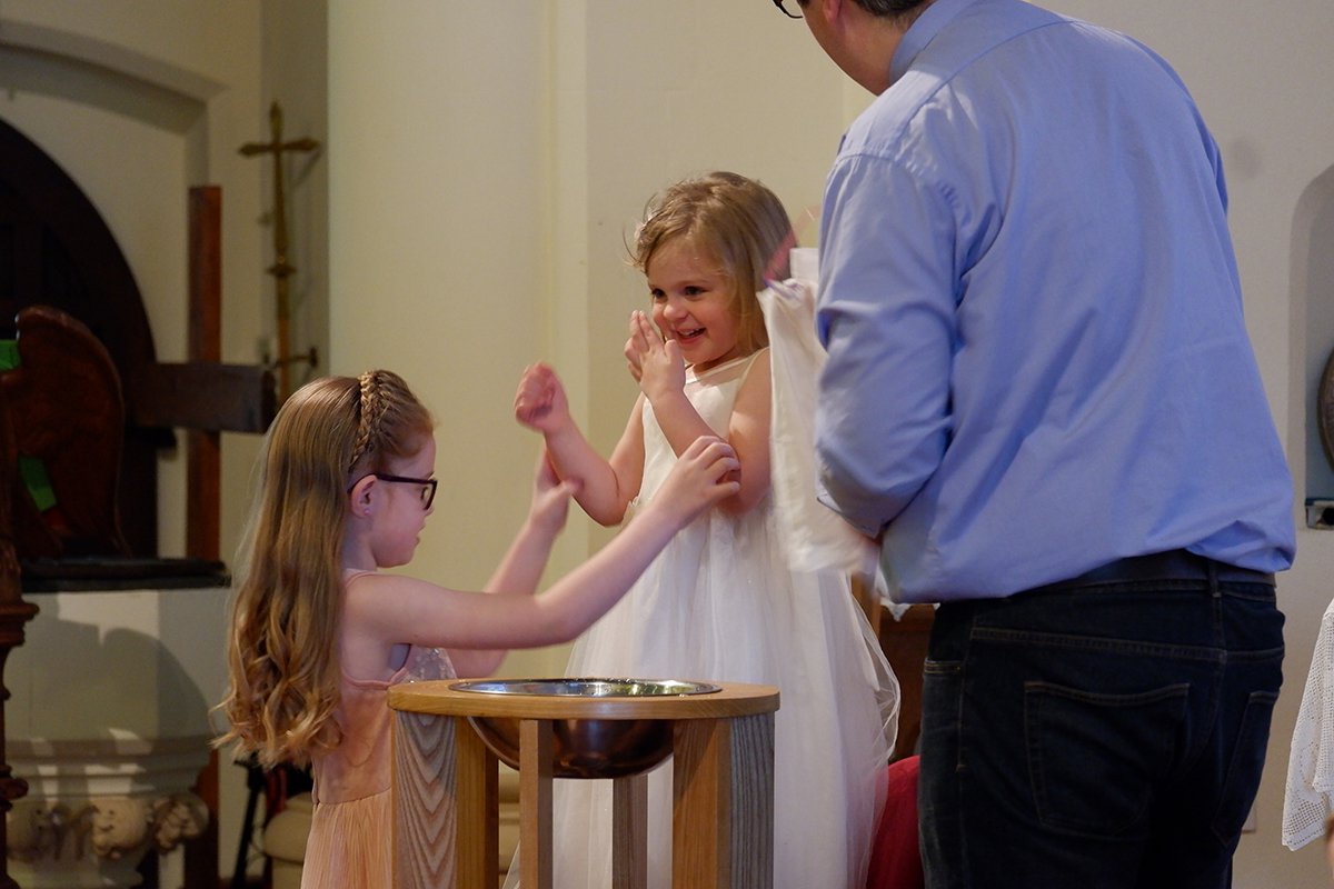 Baptism of Megan and Jessica
