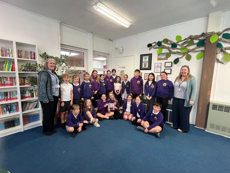 Bryncoch CiW Primary School Awarded Silver Cymraeg Campus Award for Excellence in Welsh Language Promotion.jpg