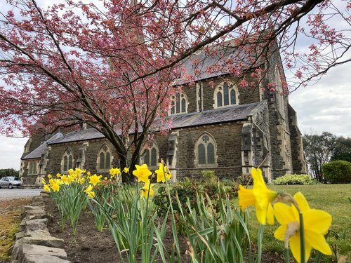 Burry Port Church garden