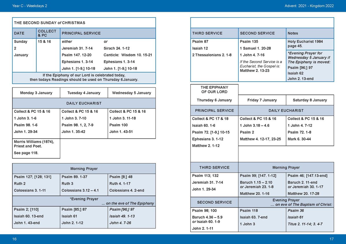 Readings For Christmas Eve 2022 The Second Sunday Of Christmas (C) - The Church In Wales