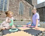 Church Growth Fund PR - Children playing in church yard