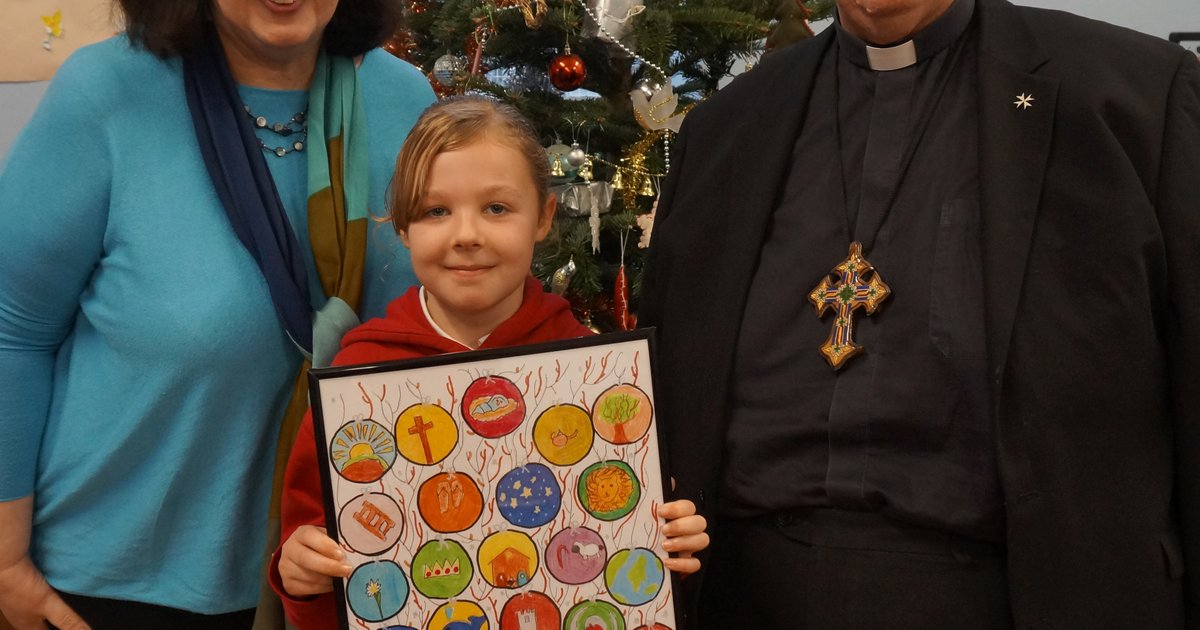 reveals winner of Christmas Card competition The Church in Wales