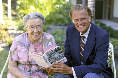 Corrie ten Bloom + Billy Graham