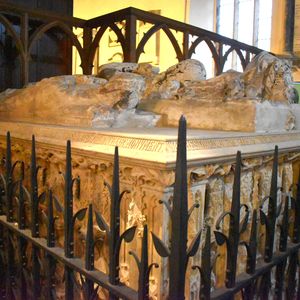 The tomb of Sir Rhys ap Thomas in St Peter's Church, Carmarthen