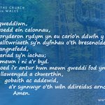 Year of Prayer opening prayer in Welsh