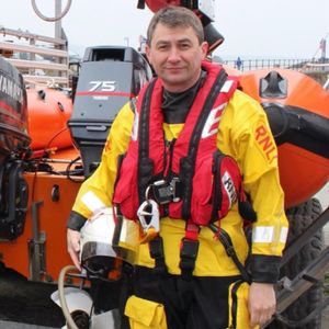 Gary Morgan, helmsman of the Burry Port Lifeboat