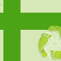 Climate change image of green crosss