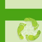 Climate change image of green crosss