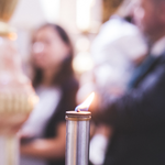 Candle for christening