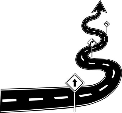 road with signs