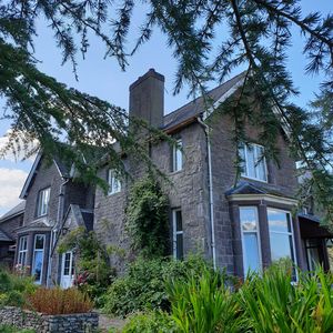 Llangasty House on a sunny day