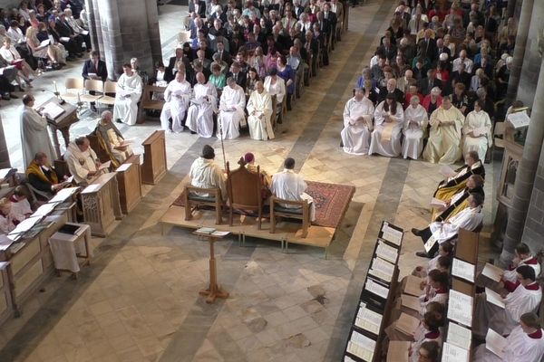 Ordination service in St Davids cathedral