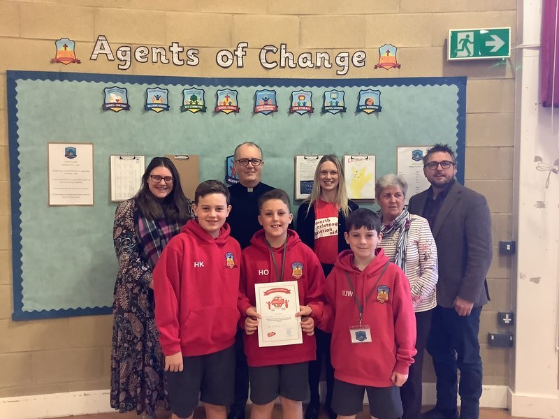 Pendoylan CinW Primary School awarded Global Neighbours Cymru Bronze Award.jpg