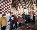 Pontarddulais pilgrims return to St Teilo’s at St Fagans.webp