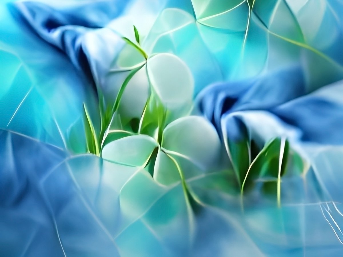 Safeguarding survivors blue/green abstract image