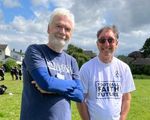 Brian and Steve at the Football Camp
