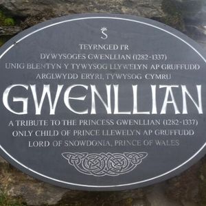 memorial to Princess Gwenllian on Mt Snowdon