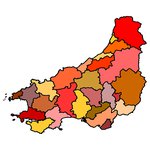 St Davids diocese map