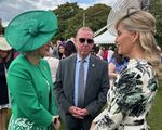 Sue Rivers meeting HRH The Duchess of Edinburgh
