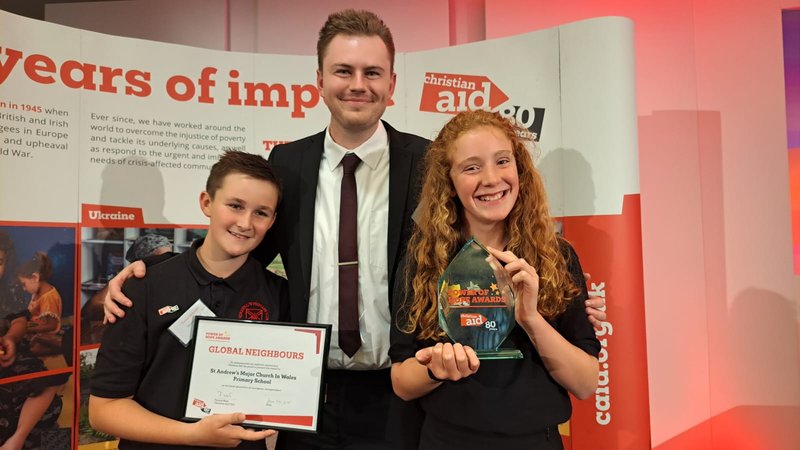 Tomas Ryan and Morgan, Christian Aid Awards.jpg