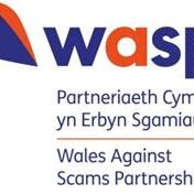 WASP [Wales Against Scams Partnership] Logo