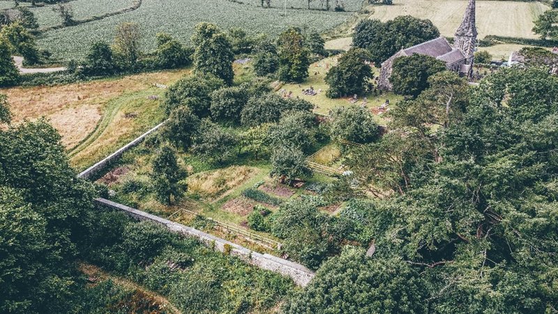 Walled Garden Aerial [Parc yr Esgob]