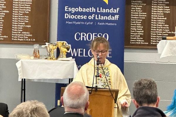 Bishop Mary addressing the Conference