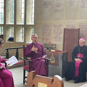 Bishop Mary, with Archbishop Andrew and Archbishop Mark