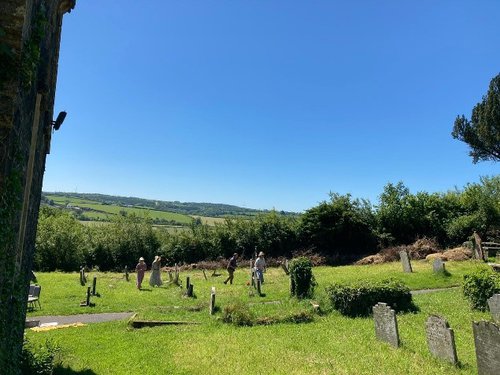 Llanddewi Velfrey churchyard