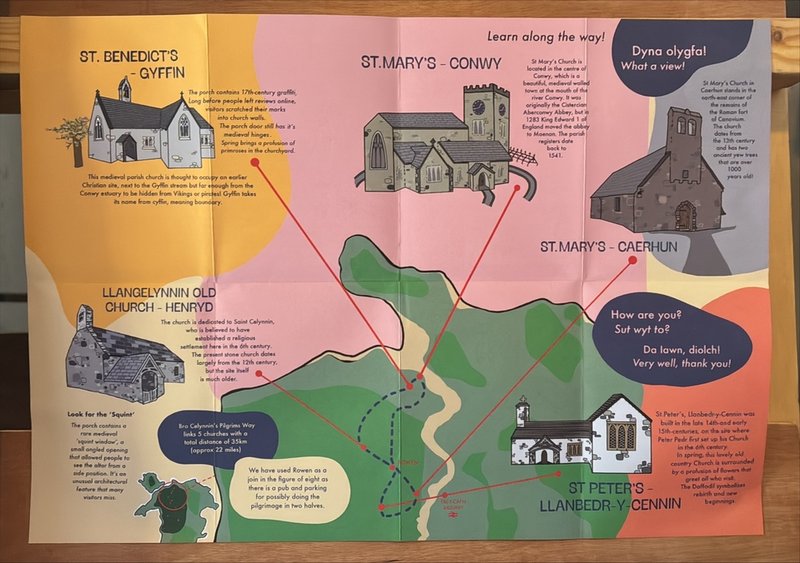 Caru Conwy Camino Booklet