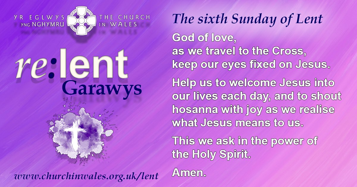 Lent 6 prayer
